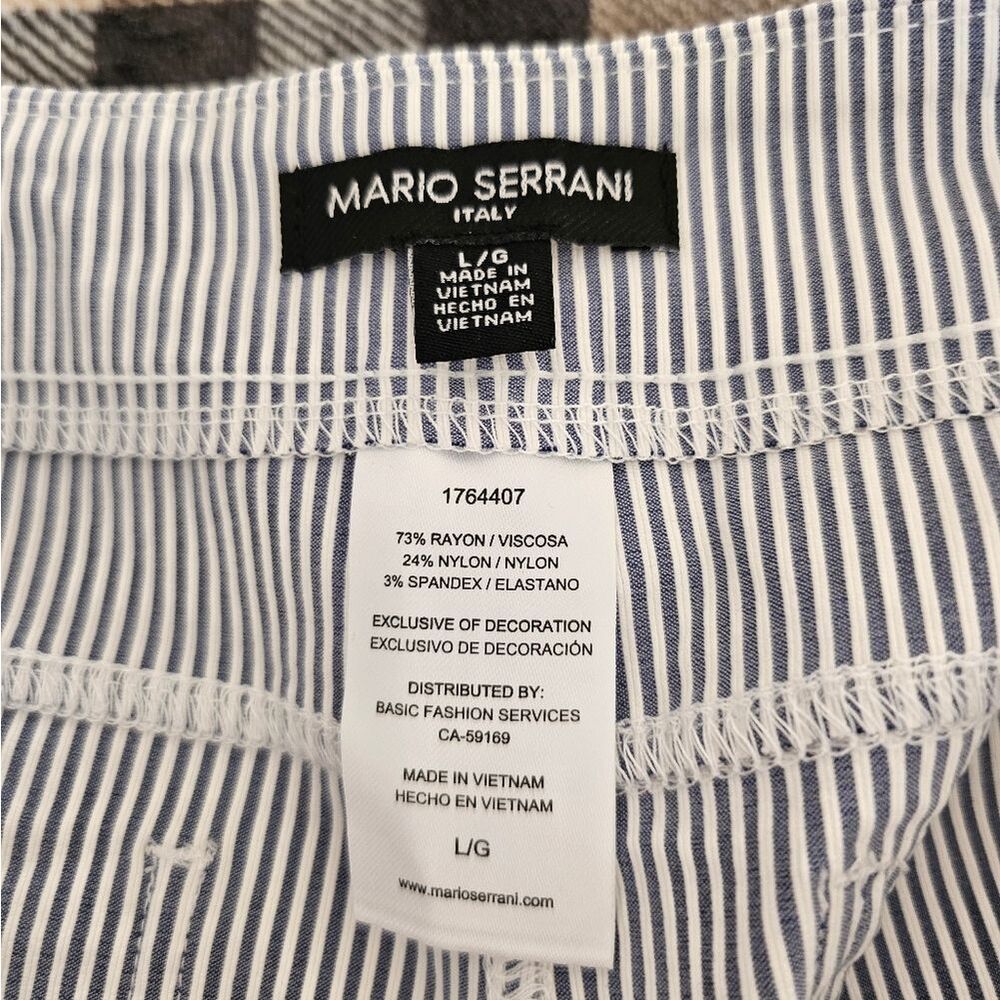 Striped High-Waisted Pants - Picture 3 of 7